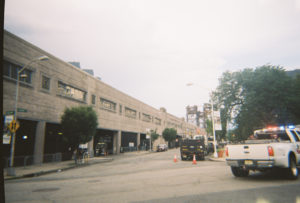 A photo of the exterior of Newark Penn Station