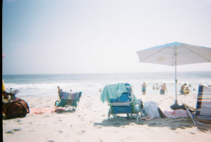 A beach scene from Seaside Heights, NJ